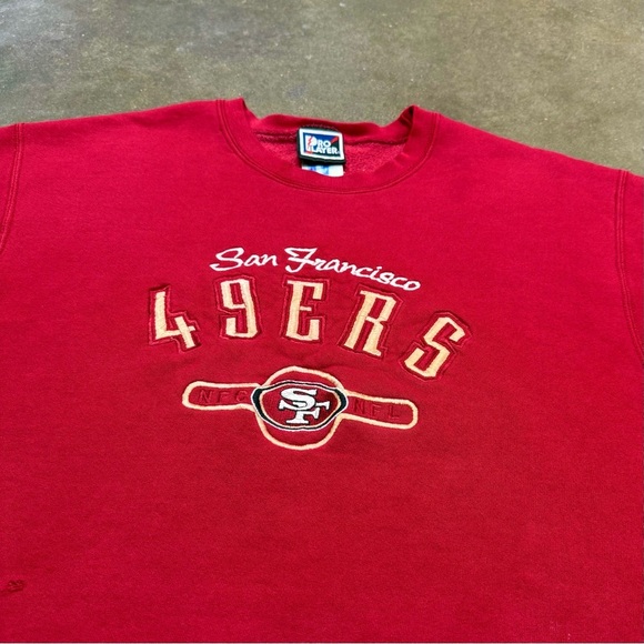 Vintage San Francisco 49ers NFL Crewneck Sweatshirt Pro Player - Picture 2 of 11